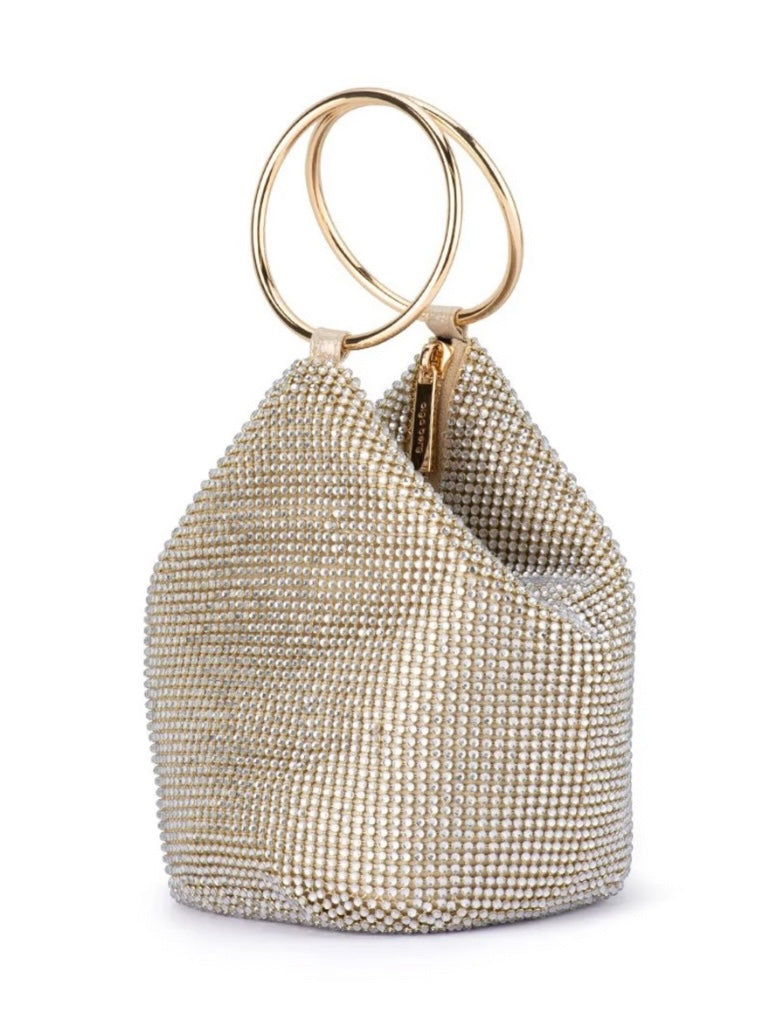 OLGA BERG ELLIE CRYSTAL BAG