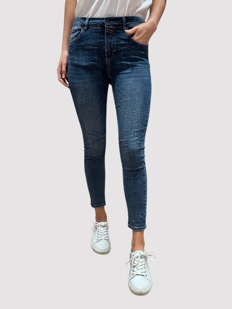 ITALIAN STAR EMMA DARK WASH JEAN