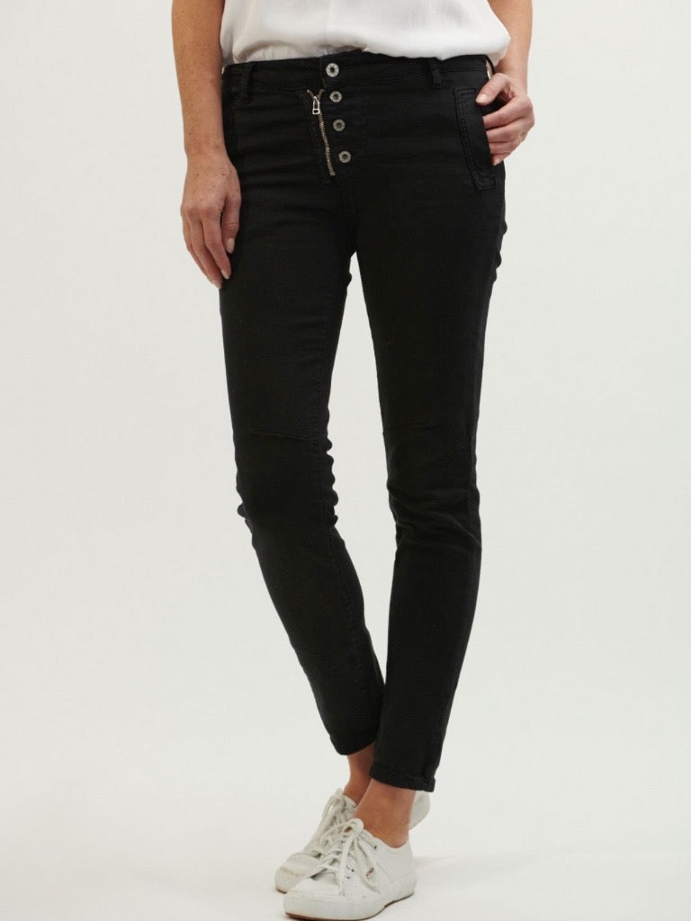 ITALIAN STAR BUTTON & ZIP FLY JEAN
