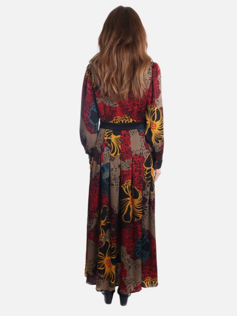 TRAFFIC PEOPLE RETRO COLLAR DRESS