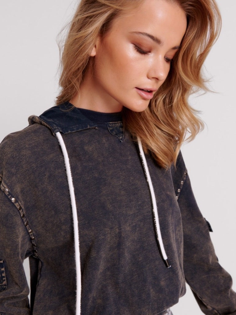 ONE TEASPOON CARGO STUD HOODY