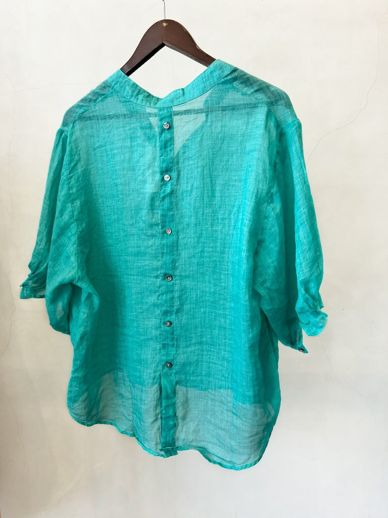 WORTHIER LINEN CAPRI SHIRT