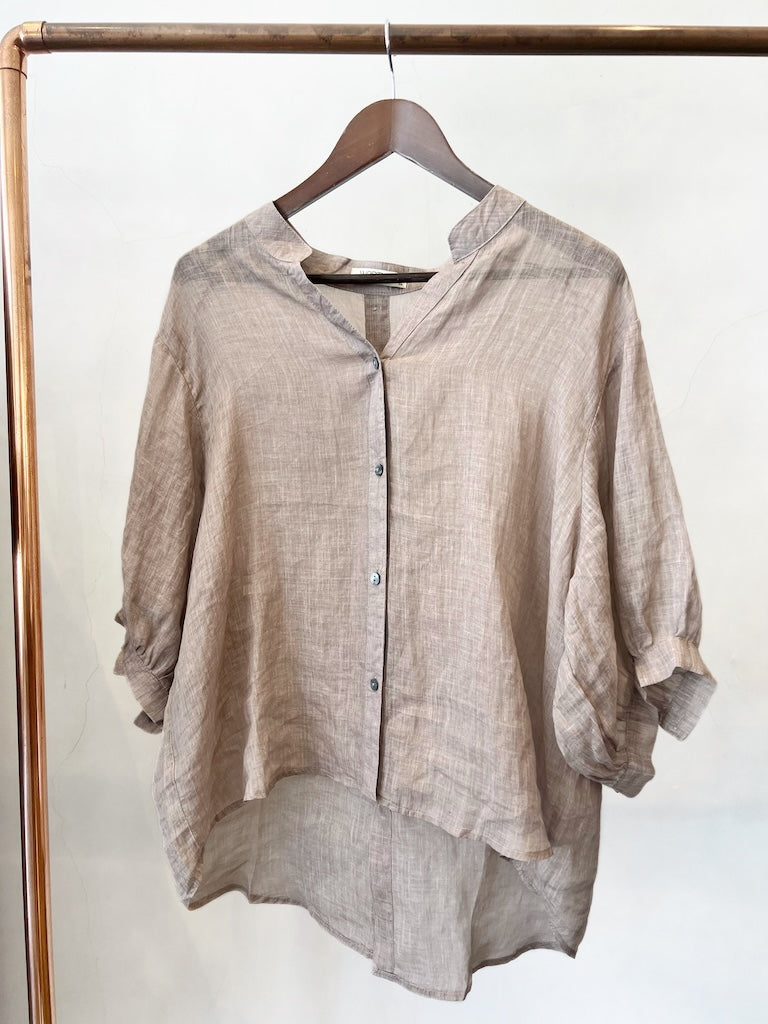 WORTHIER LINEN CAPRI SHIRT