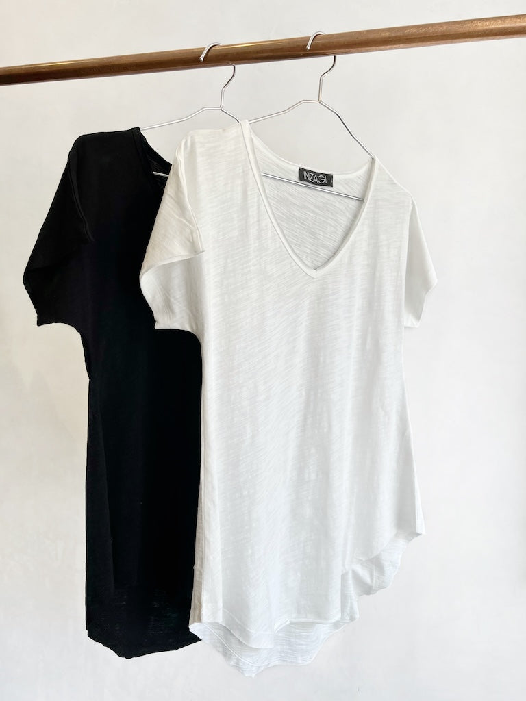 INZAGI V NECK TEE