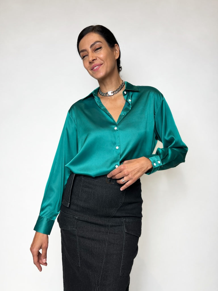 INZAGI SANTINA BOYFRIEND SHIRT