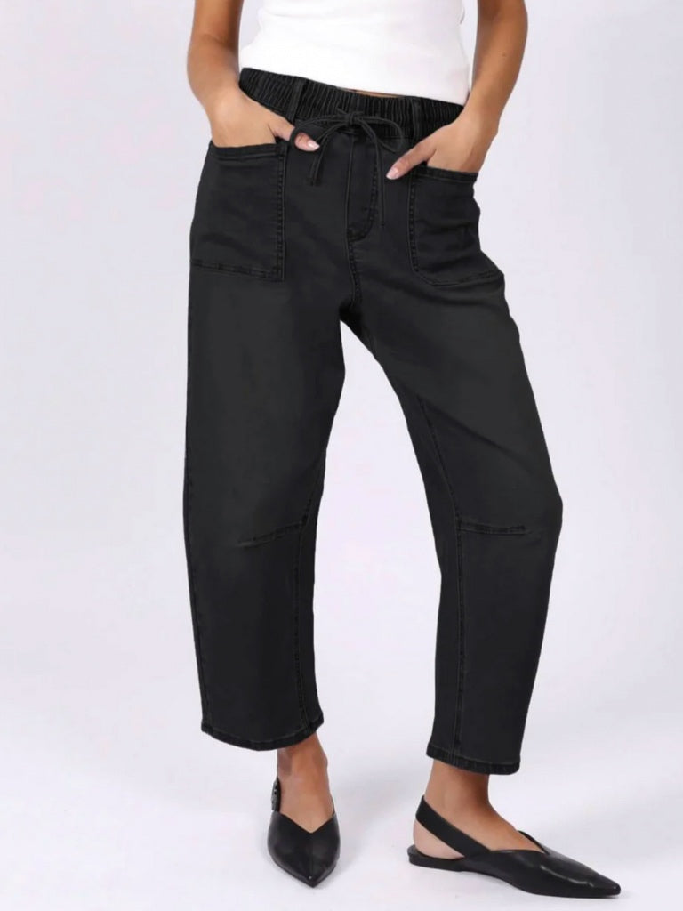 MONACO LEO BARREL JEANS