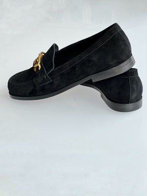 Womens suede loafer shoe
