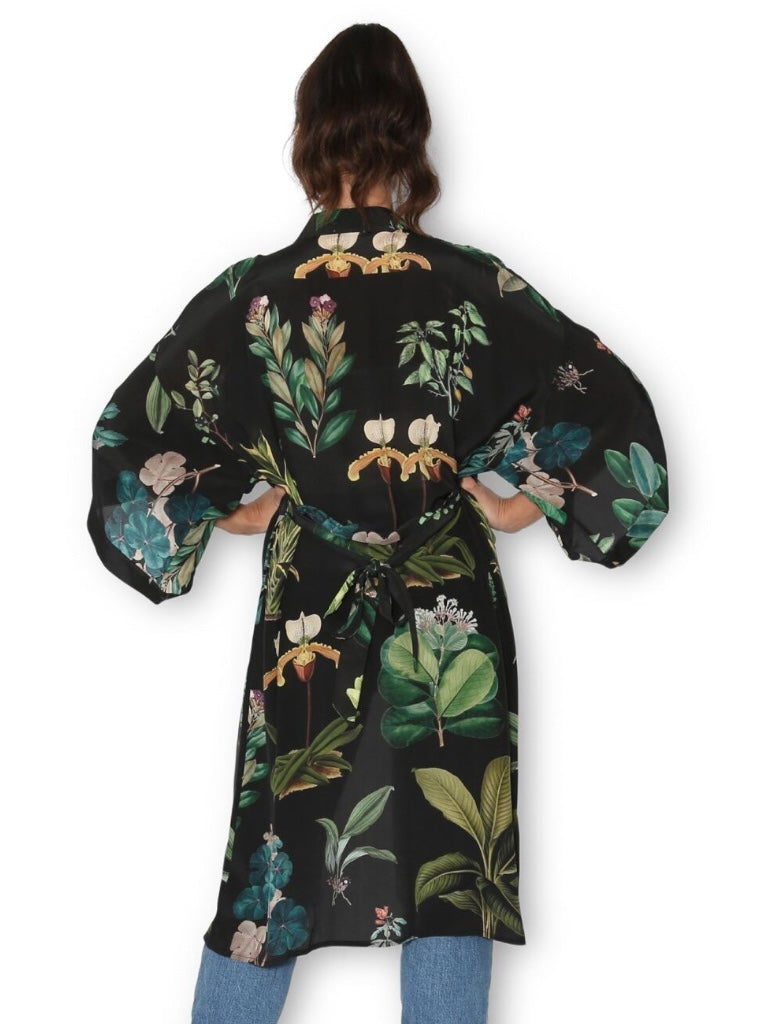 THE ARTISTS LABEL ANCIENT BOTANY LONG KIMONO