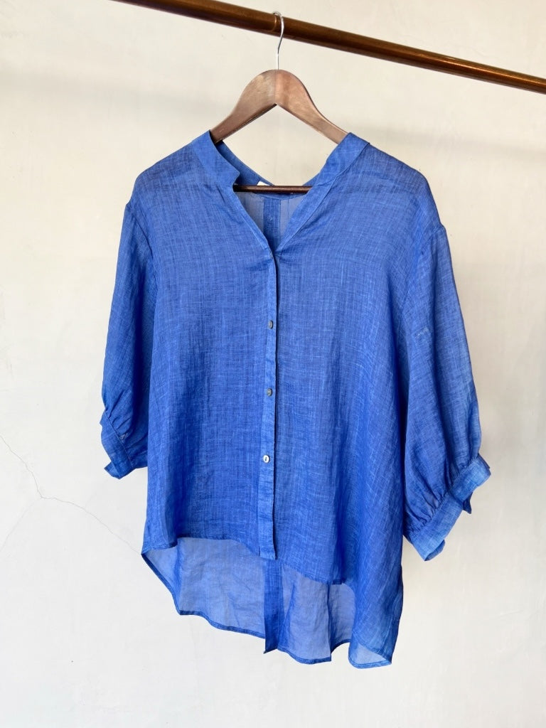 WORTHIER LINEN CAPRI SHIRT