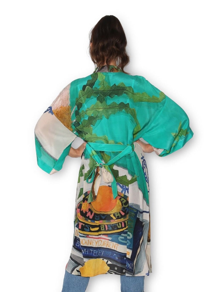 THE ARTISTS LABEL SOME MORNINGS LONG KIMONO