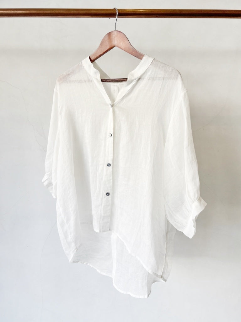 WORTHIER LINEN CAPRI SHIRT