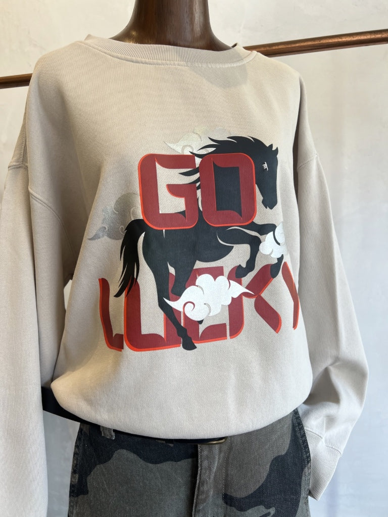 LOU LOU ST CRUZ GO LUCKY SWEATER