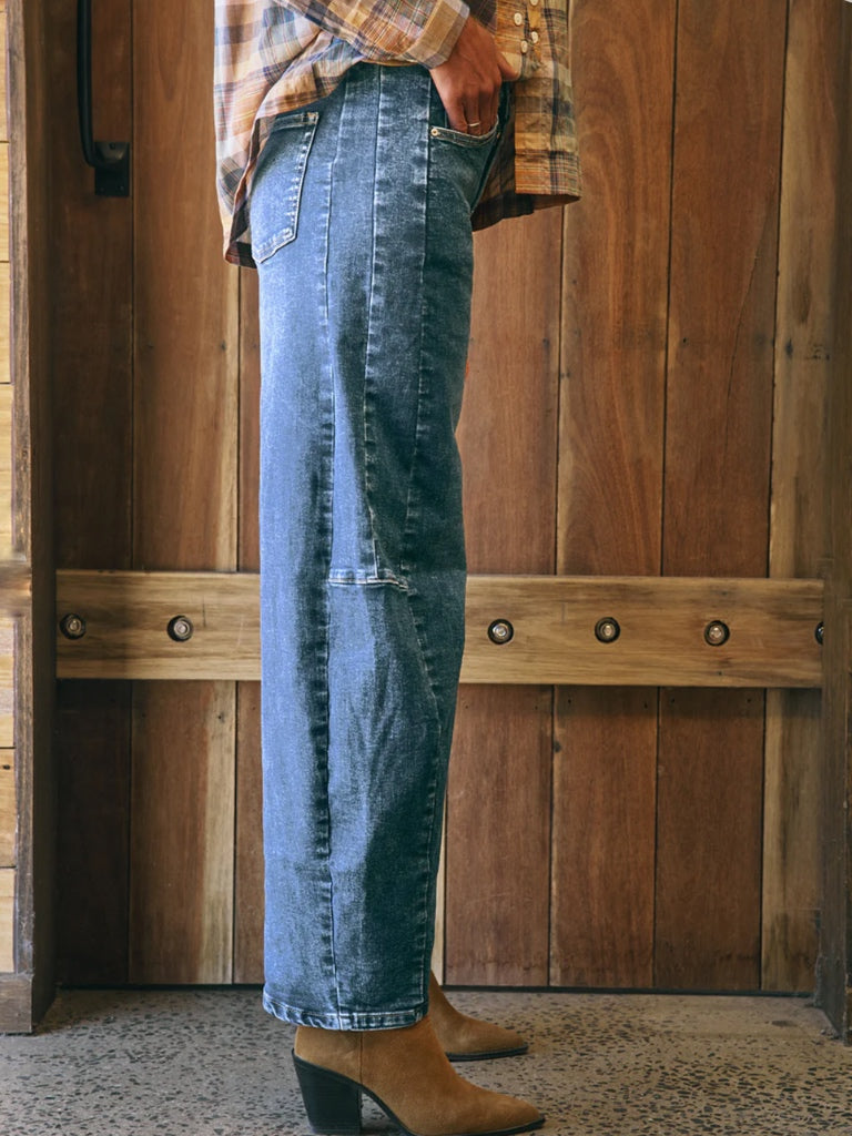 ITALIAN STAR IDAHO BARREL JEAN