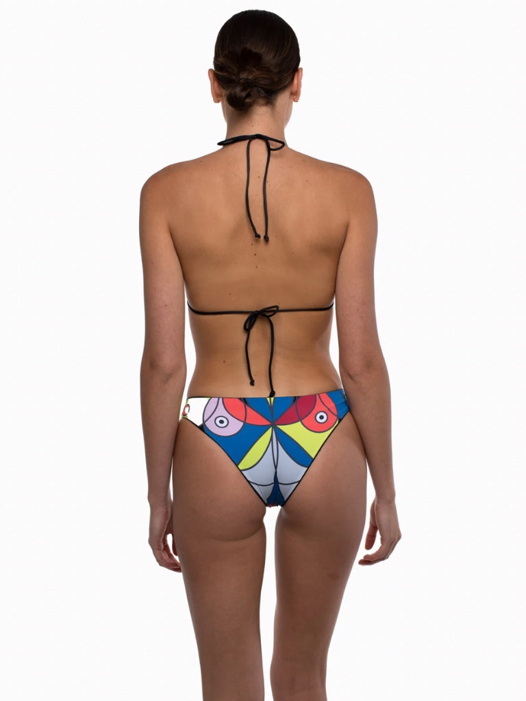 LOU LOU ST CRUZ CRESCENT MOON REVERSIBLE BIKINI BOTTOMS