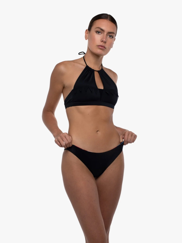 LOU LOU ST CRUZ CRESCENT MOON REVERSIBLE BIKINI BOTTOMS