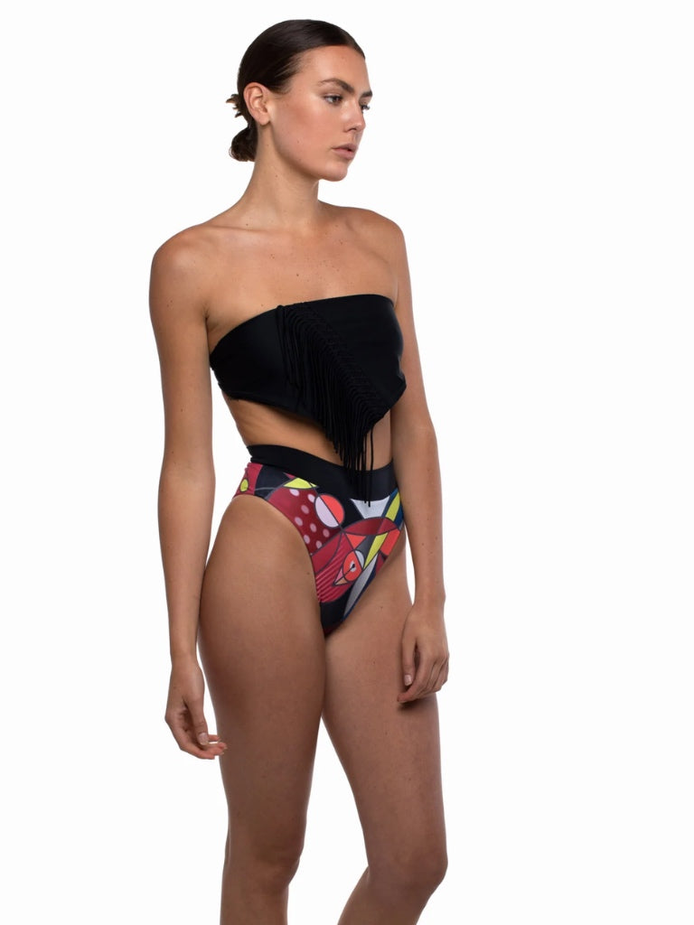 LOU LOU ST CRUZ STELLAR ECLIPSE BIKINI BANDEAU