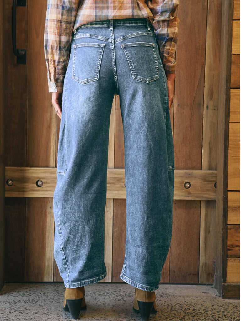 ITALIAN STAR IDAHO BARREL JEAN