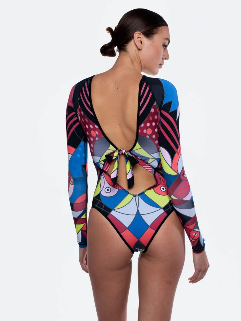 LOU LOU ST CRUZ LUNAR ECLIPSE PRINT SWIMSUIT