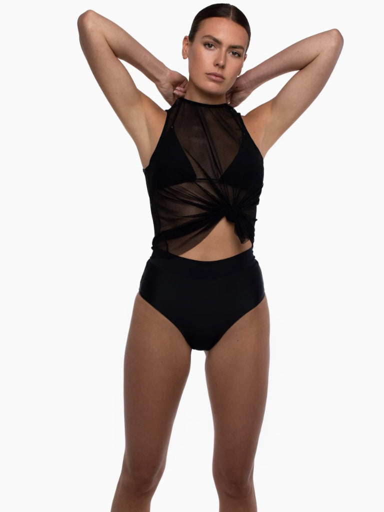 LOU LOU ST CRUZ ECLIPSE MESH TOP