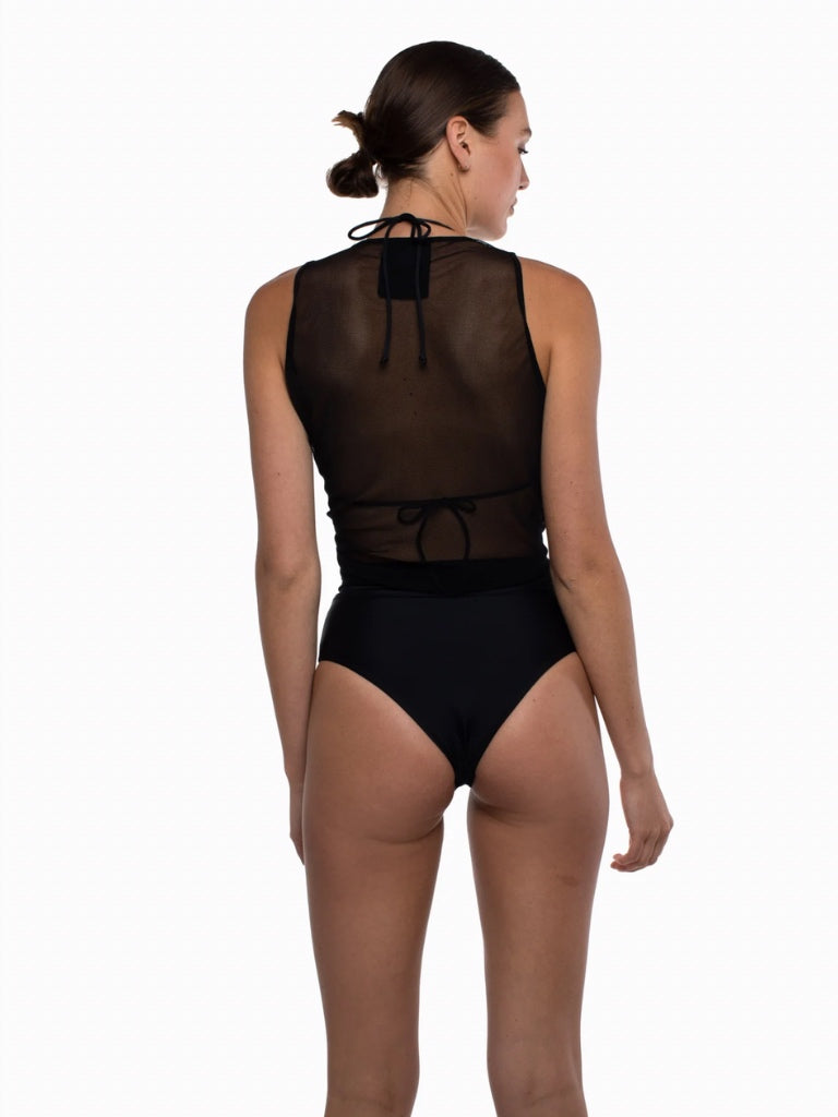 LOU LOU ST CRUZ ECLIPSE MESH TOP