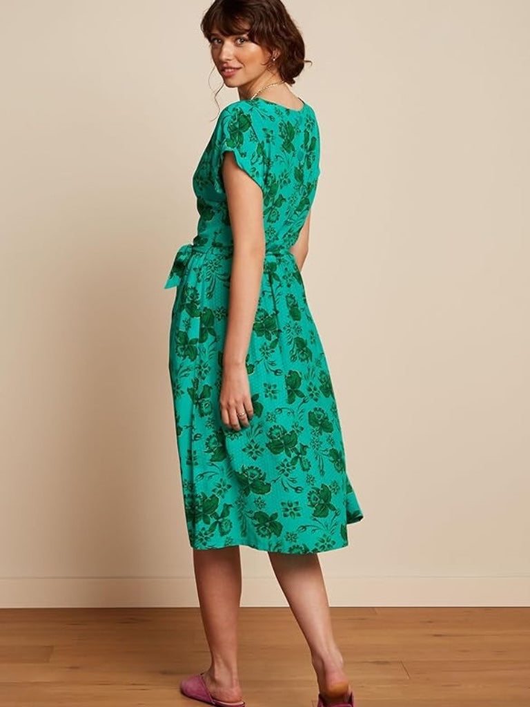 king louie betty dress
green dress
summer dress
king louie dress
mid calf dress
emerald green dress