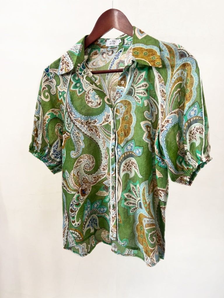 SAMARA PIPER PAISLEY BLOUSE