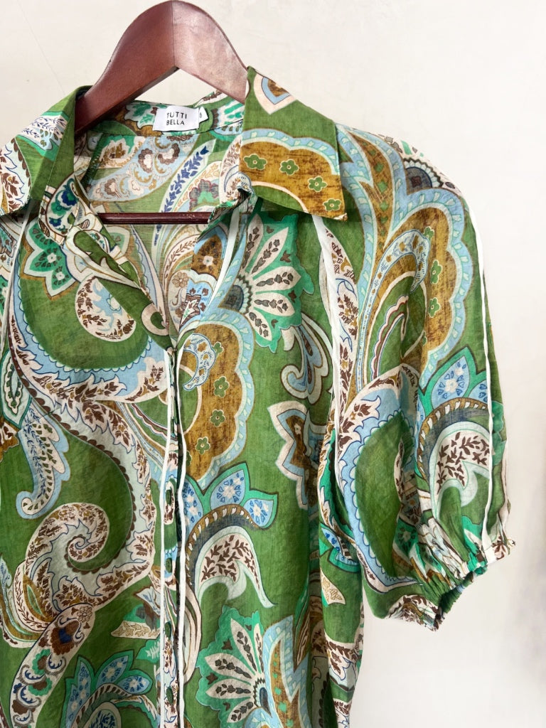 SAMARA PIPER PAISLEY BLOUSE