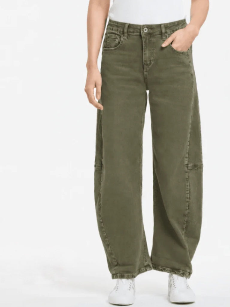 ITALIAN STAR IDAHO BARREL JEAN MILITARY