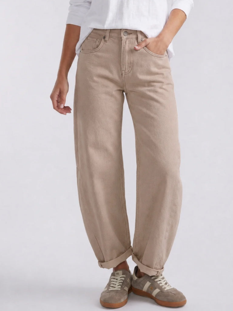 ITALIAN STAR IDAHO BARREL JEAN - COLOURED