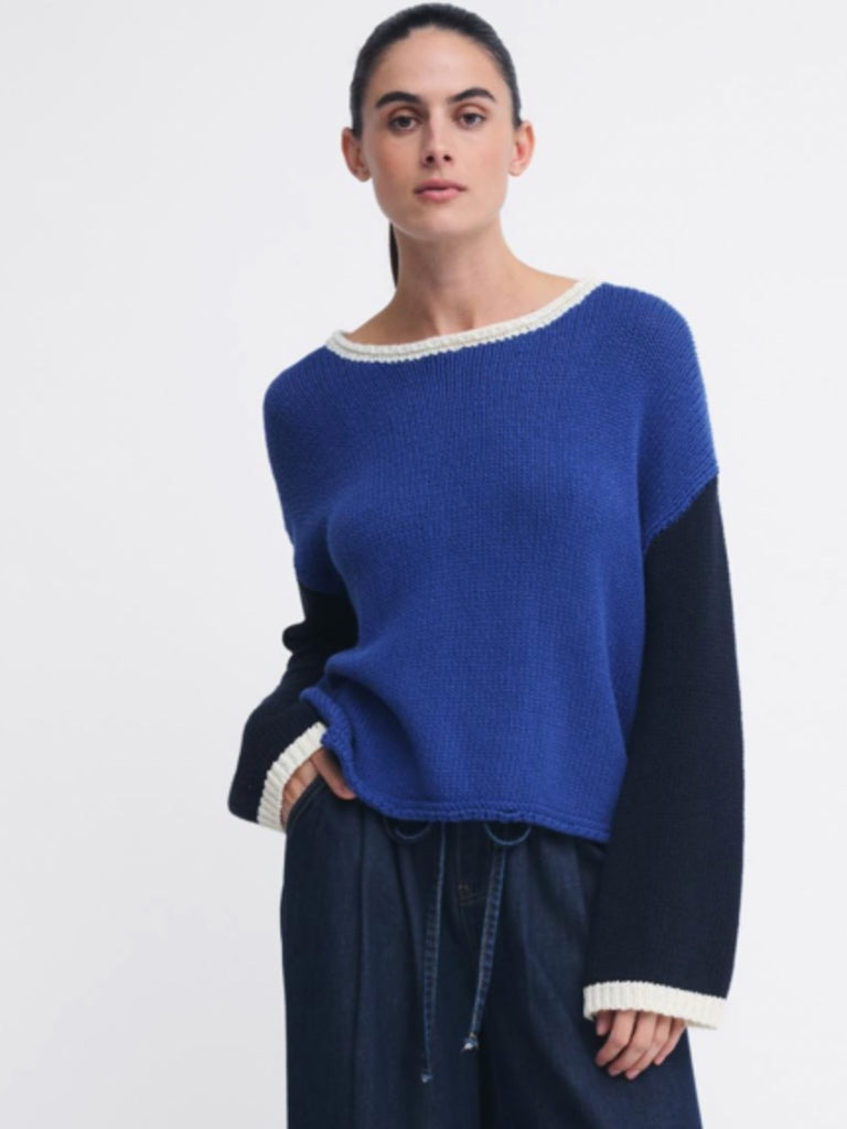 LITTLE LIES SUZIE COLOUR BLOCK KNIT