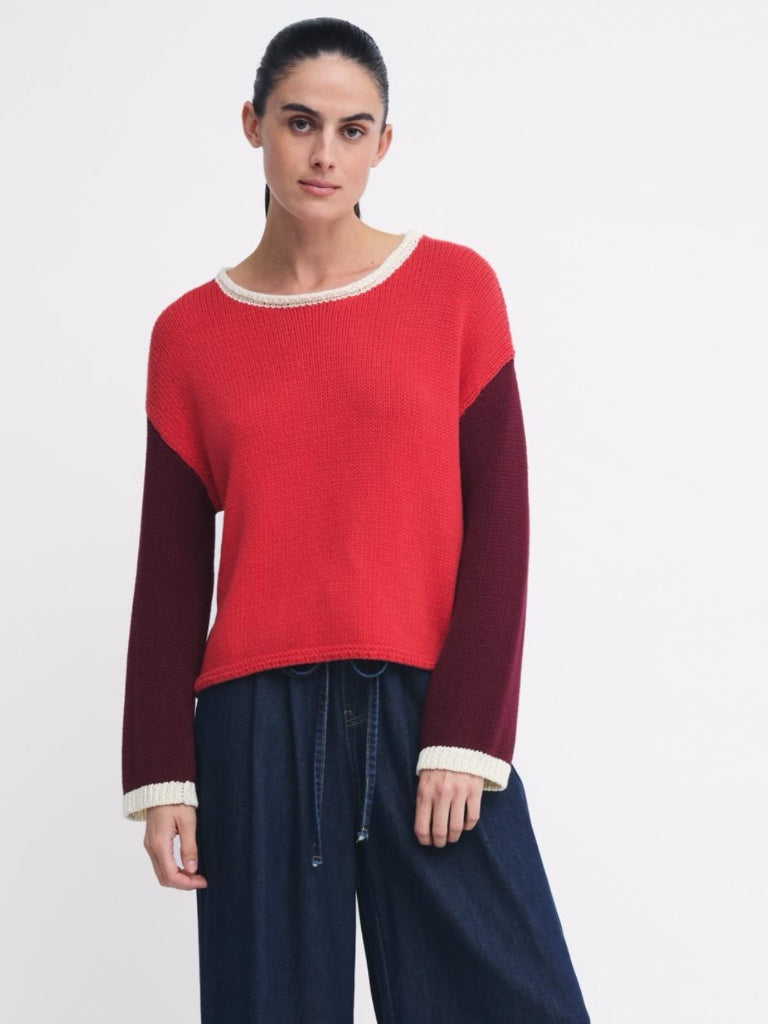 LITTLE LIES SUZIE COLOUR BLOCK KNIT