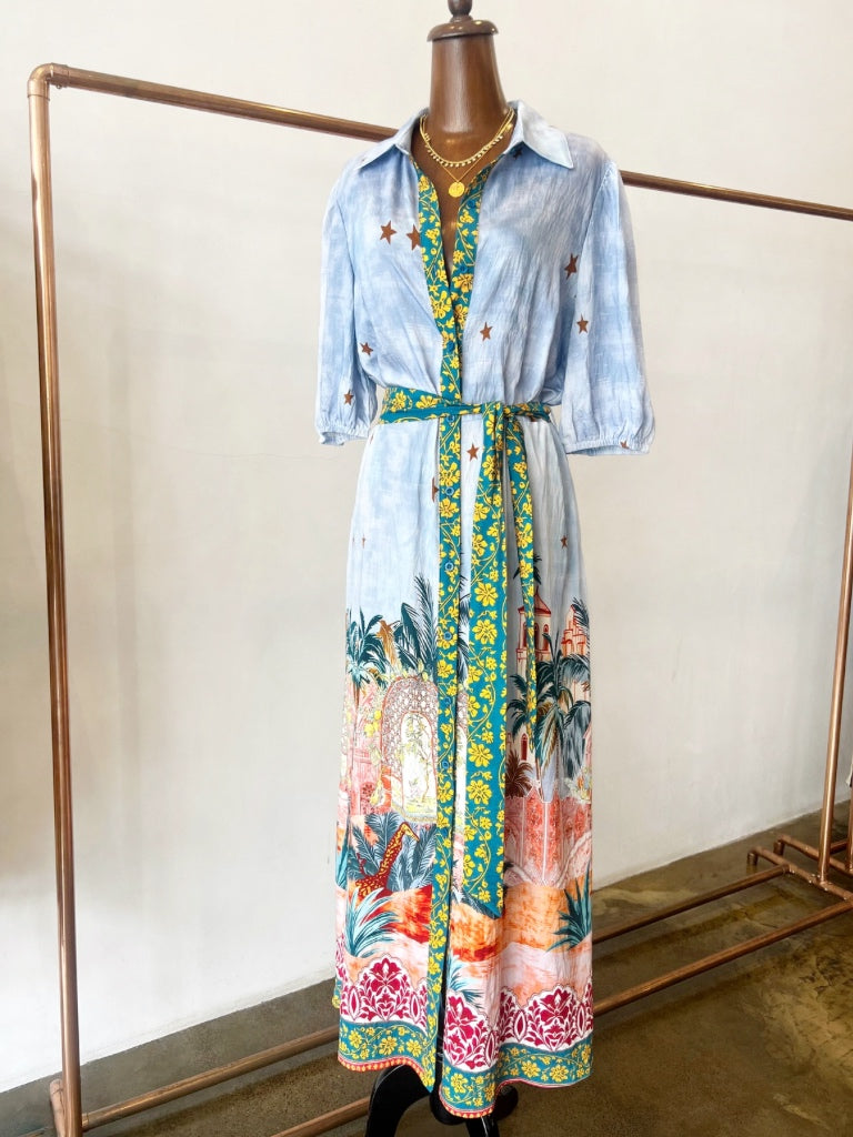 SALTY BRIGHT OASIS MAXI DRESS