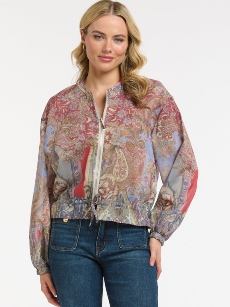 URBAN LUXURY PAISLEY BOMBER