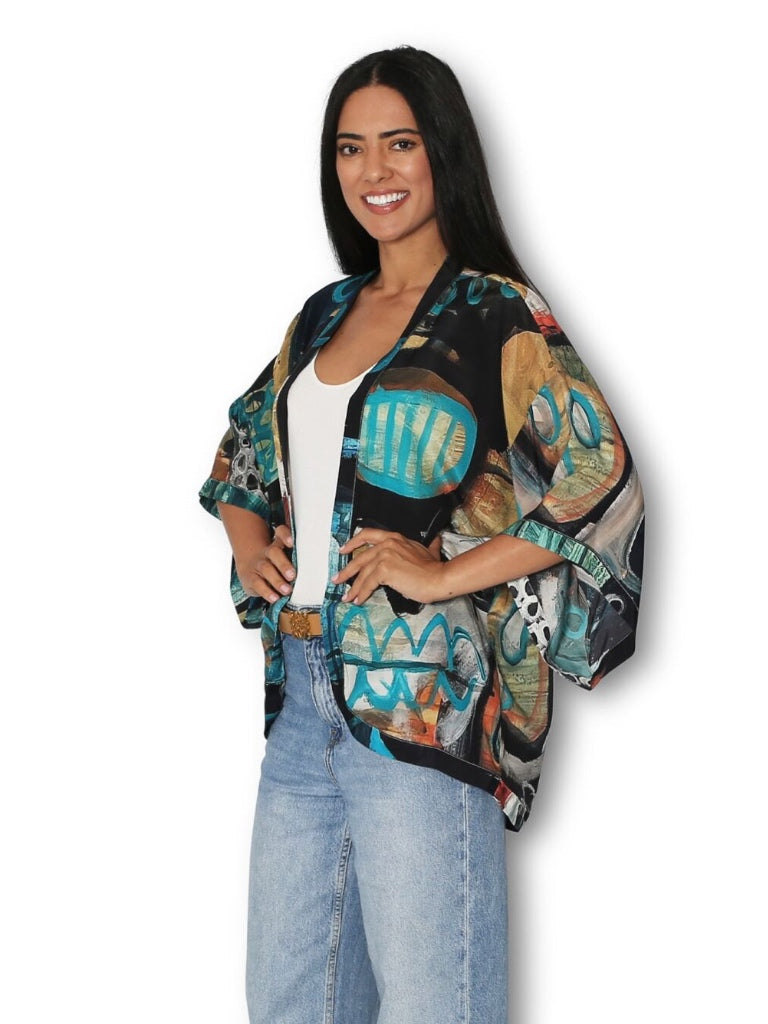 ARTIST LABEL ROCK POOL KIMONO