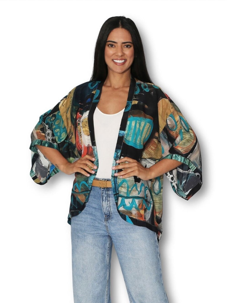 ARTIST LABEL ROCK POOL KIMONO