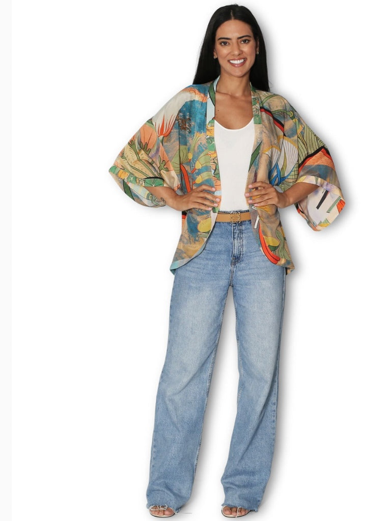 ARTIST LABEL FOLKLORE KIMONO