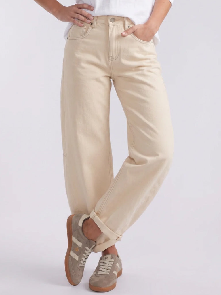 ITALIAN STAR IDAHO BARREL JEAN - COLOURED