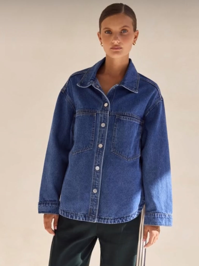 LABEL OF LOVE DENIM SHACKET