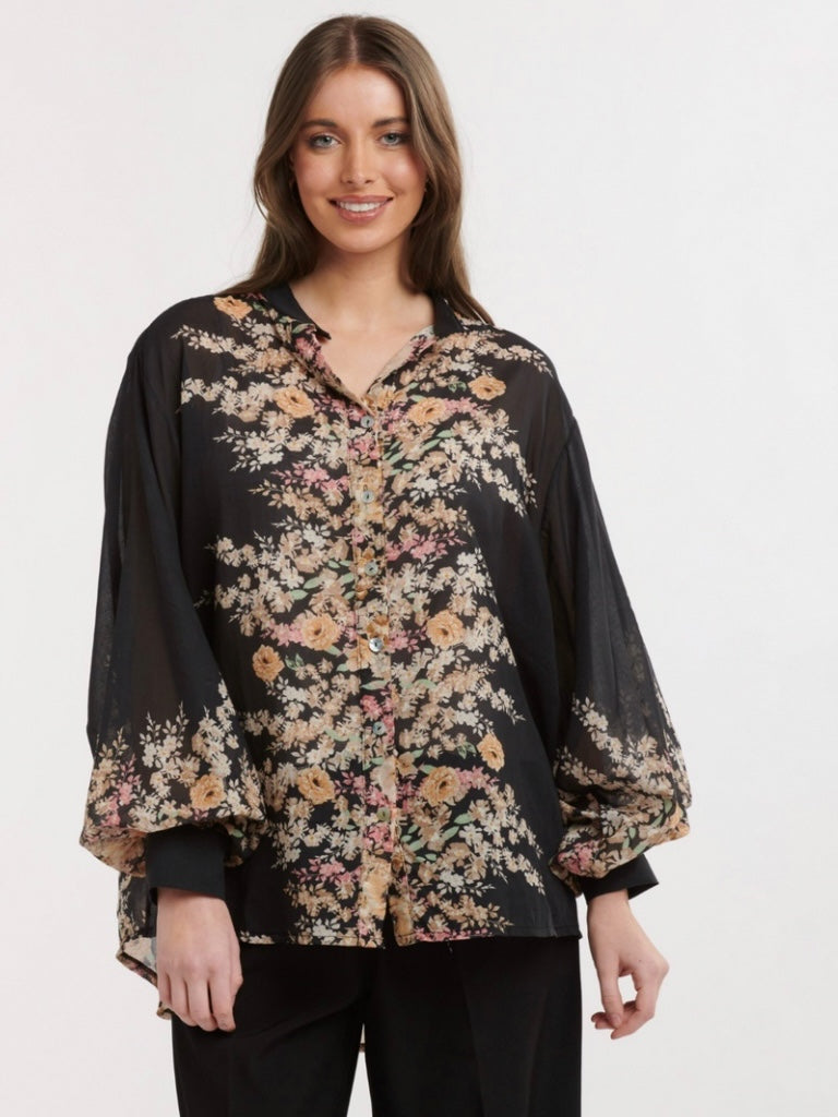 URBAN LUXURY BOUQUET BLOUSE