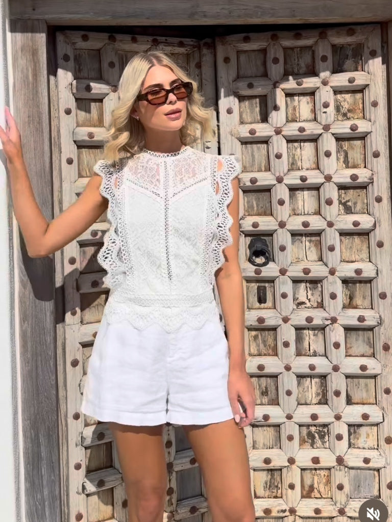 ST GERMAIN GISELLE LACE TOP