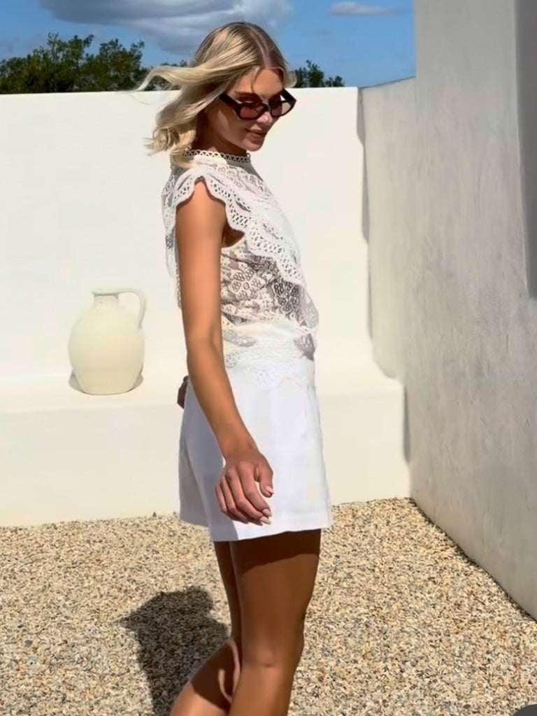ST GERMAIN GISELLE LACE TOP