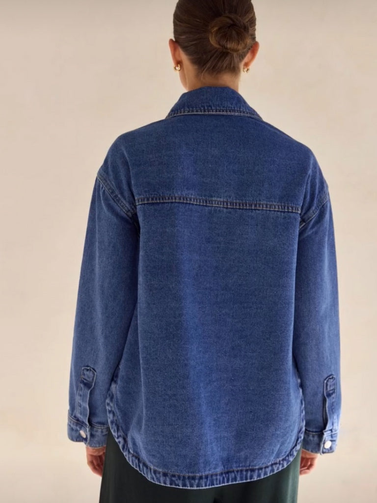 LABEL OF LOVE DENIM SHACKET