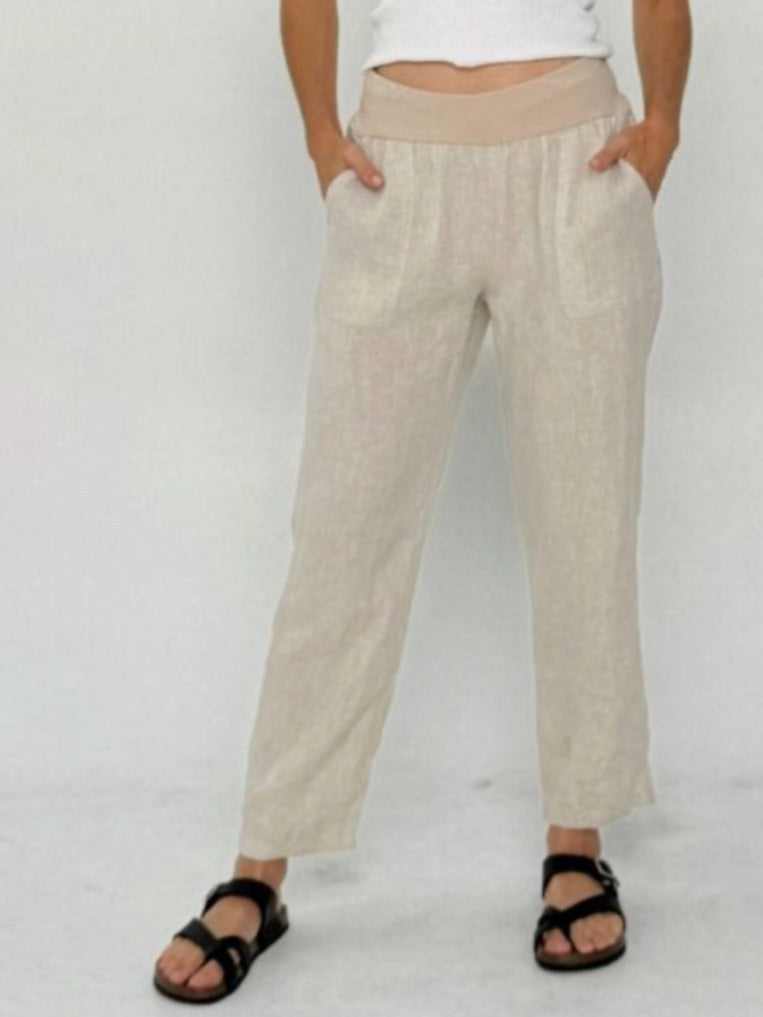 WORTHIER SYLVIA LINEN PANT