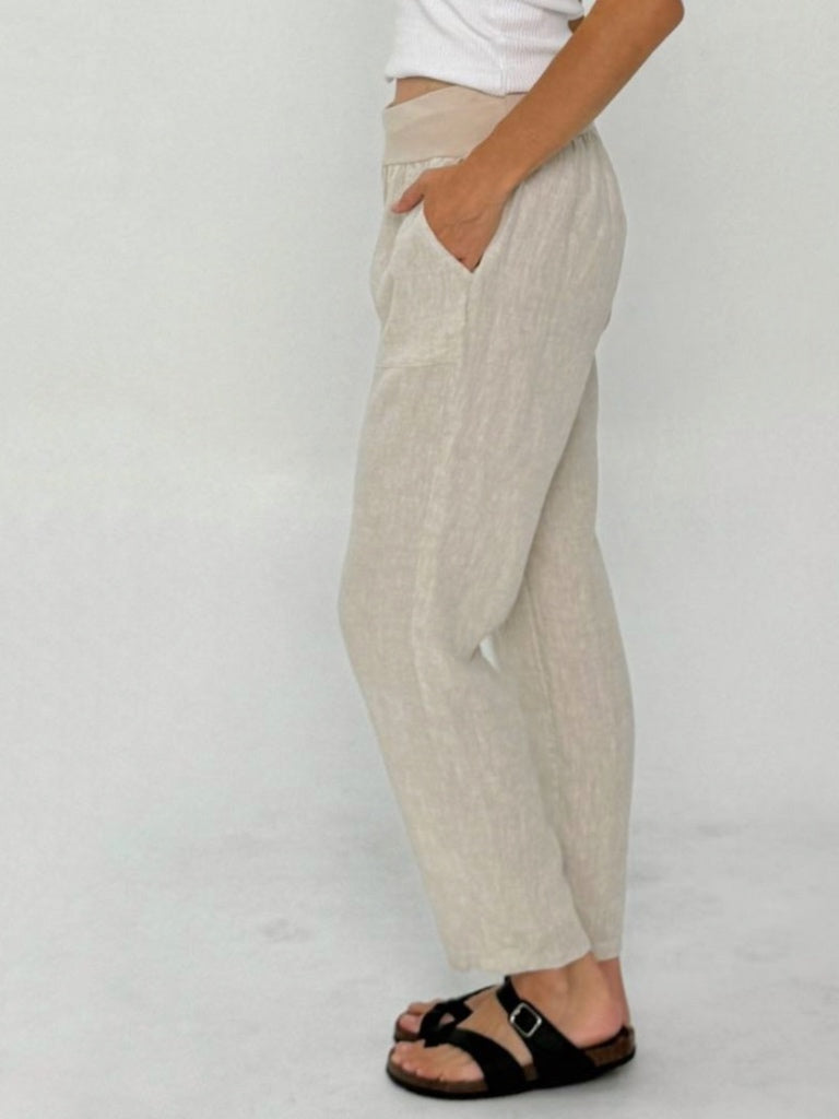 WORTHIER SYLVIA LINEN PANT