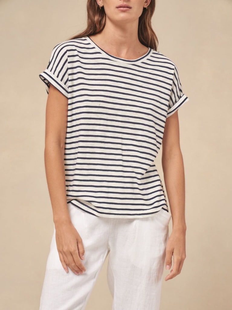 LITTLE LIES OSCAR STRIPE TEE