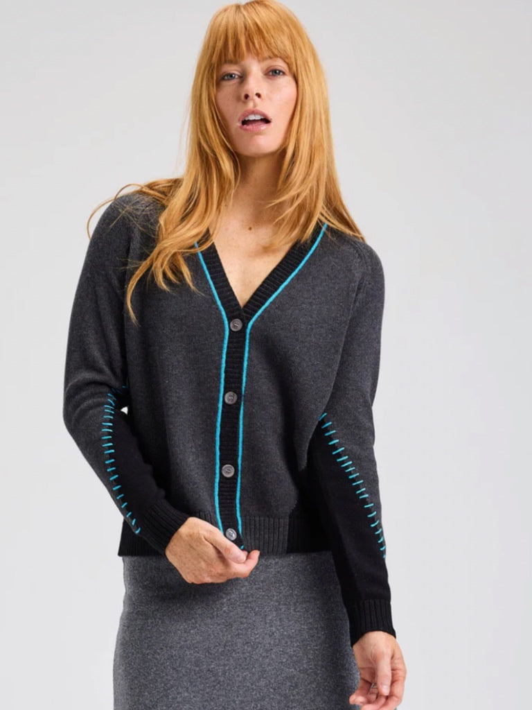 ZAKET &amp; PLOVER DUAL STITCH CARDIGAN