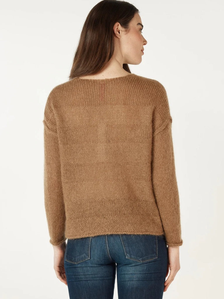 ZAKET & PLOVER MOHAIR VEE JUMPER