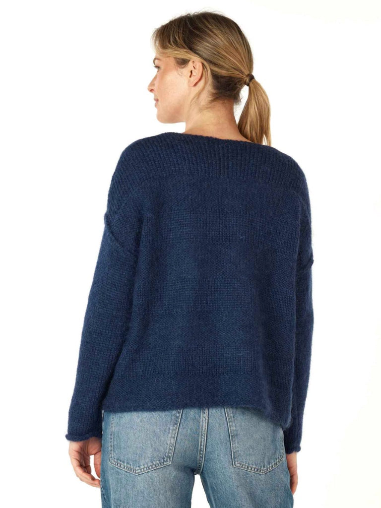 ZAKET & PLOVER MOHAIR VEE JUMPER