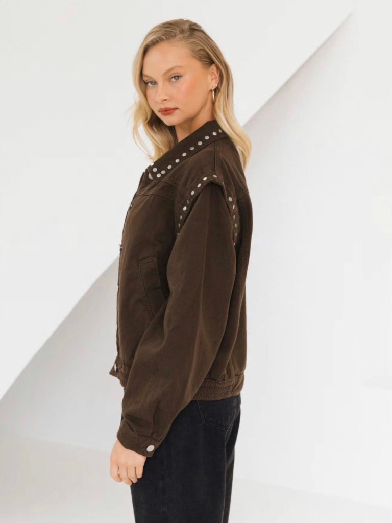 PAPER HEART SIERRA STUDDED JACKET