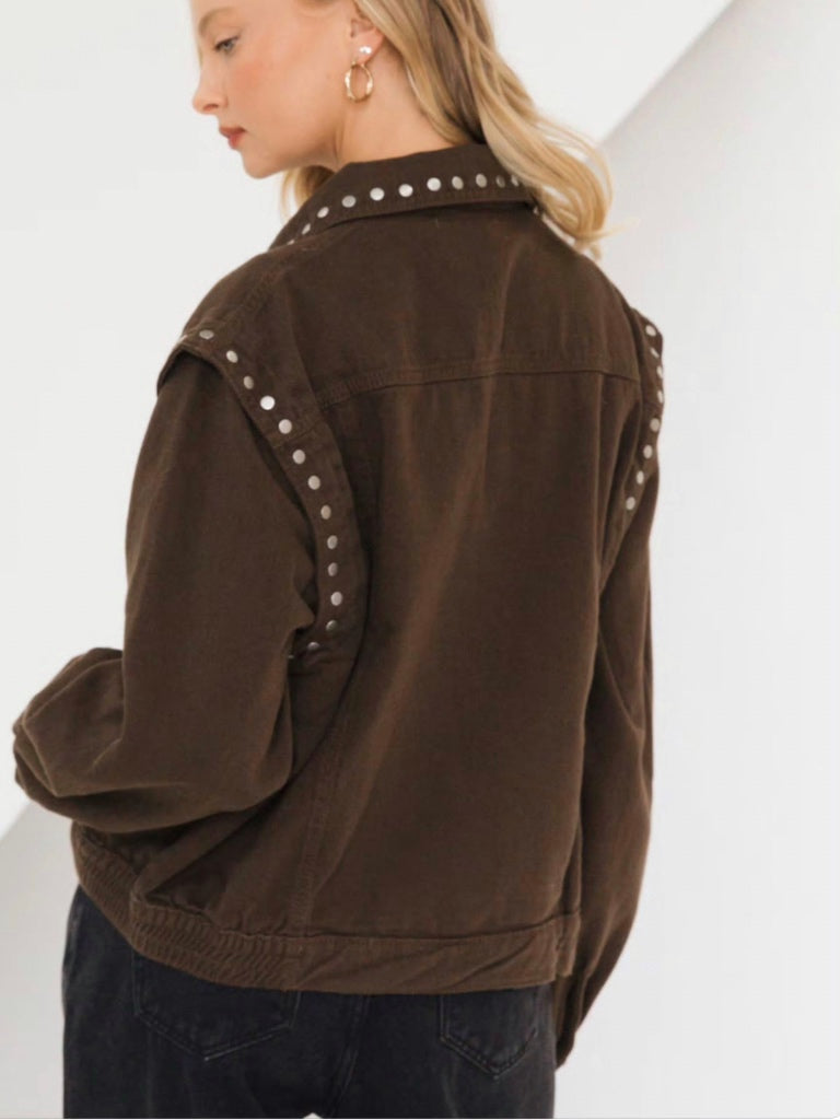 PAPER HEART SIERRA STUDDED JACKET